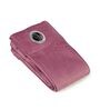 Purple Polyester Solid 9 ft Light Filtering Eyelet Door Curtain