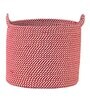 Red Polypropylene 52 Ltr (3Pcs) Storage Basket