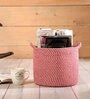 Red Polypropylene 52 Ltr (3Pcs) Storage Basket