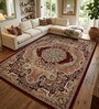 Red Polypropylene Antistatic 120X170Cm Carpet With Cotton Backing