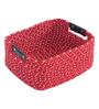 Red Polypropylene Non Foldable Multi Purpose Make Up Organiser (Set of 3)