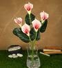Red Polyurethane Real Touch Artificial Callalily Flower