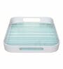 Multicolour Contemporary Melamine Square Serving Tray