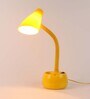 Central Red Study Lamp With ABS Plastic Base