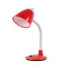 Red Pvc Shade Study Lamp With Red Base