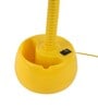 Central Red Study Lamp With ABS Plastic Base