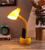 Central Red Study Lamp With ABS Plastic Base