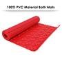 Red PVC Super Soft Bath Mat
