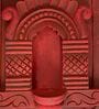 Red Rajasthani Jharokha Wall Art Decor