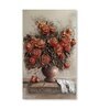 Red Red Gold Floral Bouquet Wall Embossed Original For Home Decor Painting