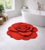 Red Rose Rubber 26x27 Inches Anti Skid Bath Mat