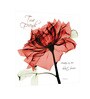Red Rose True Friends Poster Print Flower Canvas art Print, Modern X-Ray Wall Painting For Living Room D cor