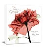 Red Rose True Friends Poster Print Flower Canvas art Print, Modern X-Ray Wall Painting For Living Room D cor