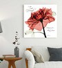 Red Rose True Friends Poster Print Flower Canvas art Print, Modern X-Ray Wall Painting For Living Room D cor