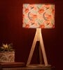 Red Roses Trio Wooden Lamp