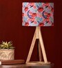 Red Roses Trio Wooden Lamp