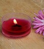 Red Set of 25 Tea Lights Candles