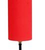 Euclid Red Cottan Fabric Shade Table Lamp With Iron Base
