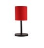 Damsel Red Fabric Shade Night Lamp With Metal Base