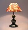 Multicolour Shade Table Lamp With Metal Base