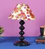 Multicolour Shade Table Lamp With Metal Base