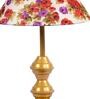 Multicolor Shade Table Lamp With Metal Base