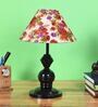 Multicolour Shade Table Lamp With Metal Base
