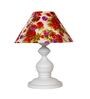 Multicolor Shade Table Lamp With Metal Base
