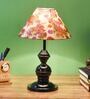 Multicolour Shade Table Lamp With Metal Base