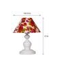 Multicolor Shade Table Lamp With Metal Base