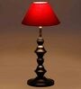 Red Shade Table Lamp With Shade Table Lamp With Iron Base