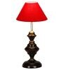 Red Shade Table Lamp With Shade Table Lamp With Iron Base