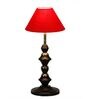 Red Shade Table Lamp With Shade Table Lamp With Iron Base