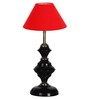 Red Shade Table Lamp With Shade Table Lamp With Iron Base