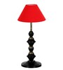 Red Shade Table Lamp With Shade Table Lamp With Iron Base