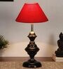 Red Shade Table Lamp With Shade Table Lamp With Iron Base