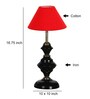 Red Shade Table Lamp With Shade Table Lamp With Iron Base