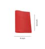 Red Silicon Passport Holder