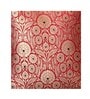 Red Silk blend Zari Woven Brocade 16x16 inches Cushion Covers (Set of 2)