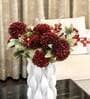 Red Silk Chrysanthemums Silk Bunch Single Stem Flower