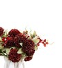 Red Silk Chrysanthemums Silk Bunch Single Stem Flower