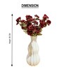 Red Silk Peony Silk Stem Single Stem Flower