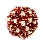 Red Sola Natural Dried Flowers In Kashmiri Basket