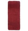 Red Solid 100% Polyester AntiSkid Bathmat