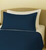 Red Solid 144 TC Cotton 1 Single Bedhseet with 1 Pillow Cover