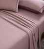 Red Solid 300 TC Cotton King Size Bed Sheet with 2 Pillow Covers 24 Collection