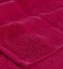 Red Solid 500 GSM Cotton Bath Towel