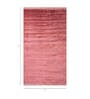 Red Solid Bamboo Silk 6 ft X 9 ft Hand Woven Carpet