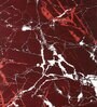 Red Abstract Blended Linen 3 ft x 5 ft Machine Made Carpet
