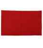 Red Solid Chenille Cotton 32x20 Inches Anti Skid Door Mat